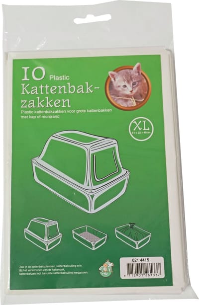 Booda Box Kattenbakzakken - 10 st - 51x20x46 cm