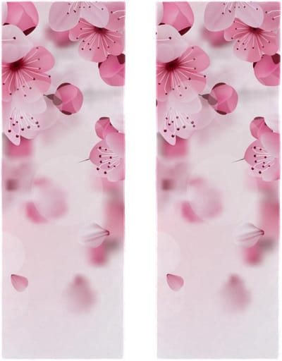 Microvezel Handdoeken - Sport Handdoek - Snel Afkoelen - Extra Absorberend - 2 Stuks 29.5x81.5cm - Bloemenprint