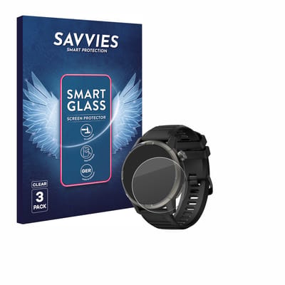 3 Stuks Savvies Screenprotector - geschikt voor Kiprun GPS 900 by Coros - beschermfolie glas transparant