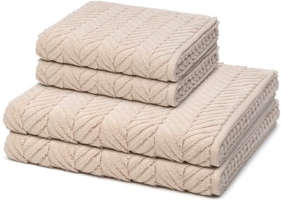 Ross Sonstiges 2 X handdoek 2 X douchehanddoek - in set 4 pack Sensual Skin