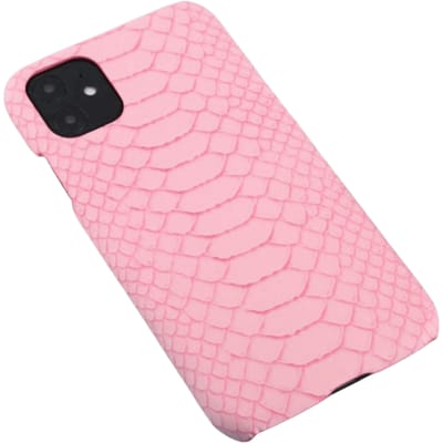 CaseBody iPhone 11 Snakeskin Hoesje Roze