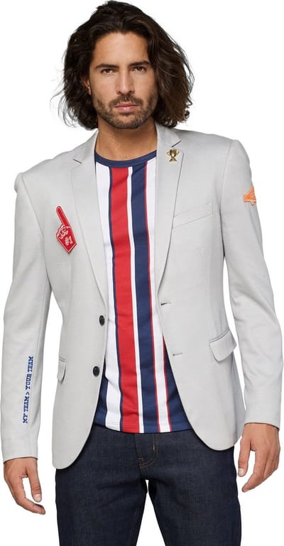 OppoSuits Deluxe Supportswear - Sports Jersey  - Heren Blazer - Sport - Soft Grey - Maat EU 48
