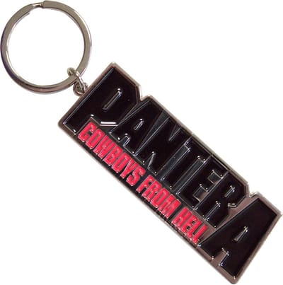 Pantera - Cowboys From Hell Sleutelhanger - Zwart