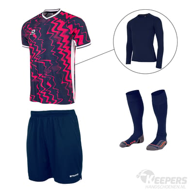 Stanno Wave Keeperstenue Navy Pink