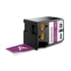 DYMO 1868794 XTL tape vinyl wit op paars 41mm (origineel)