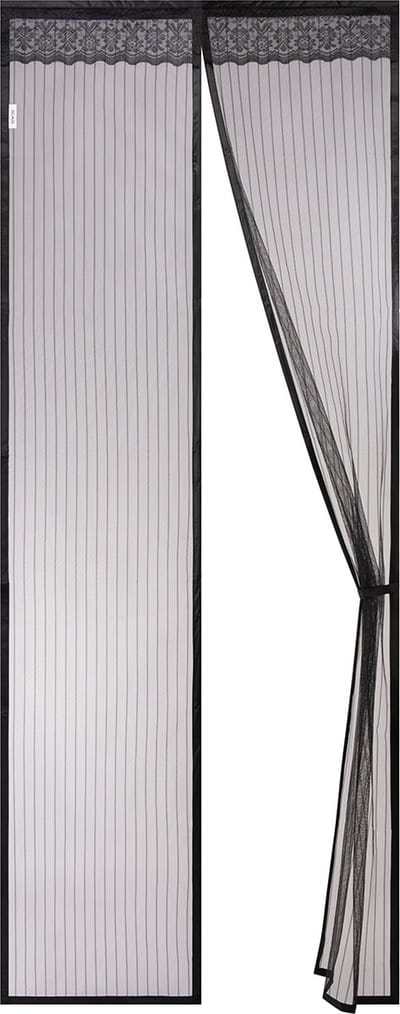 O’DADDY® Deurgordijn Deluxe Polyester – Magnetisch Vliegengordijn - Eenvoudige Installatie – Insectenhor - Deurhor Zwart - 92x230 cm