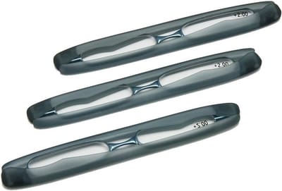 3-Pack Leesbril Heren & Dames - Opvouwbaar & Compact Pocket Model - Inclusief Sterktes +1.00 tot +3.50