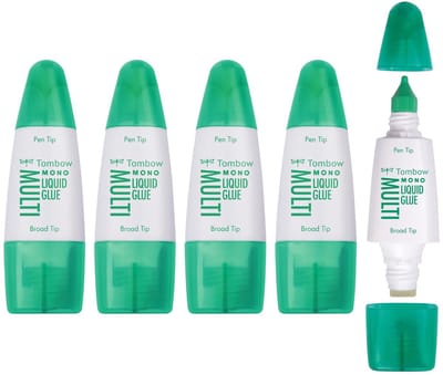 Tombow Liquid glue - Hobbylijm - Multi talent lijm - 25 ml - 5 stuks