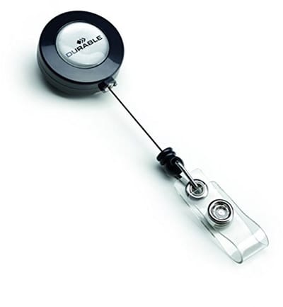 Kaarthouder met Uittrekmechanisme - Badgehouder Toegangspas - Veiligheid Personeel - Voor 2 kaarten - 87 x 54 mm - Transparant