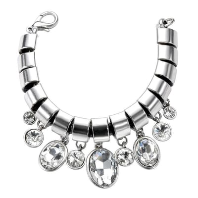 Behave - armband met zwarte glaskralen - stijlvol accent bij avondlooks