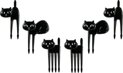 Bento Voedselprikkers - Zwarte Kat