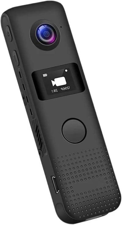 Mini Body Camera - Draagbare Recorder - Beveiliging Vastleggen - HD 1296P Resolutie - 64GB Opslag - Zwart