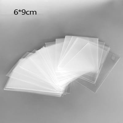 Protège-manches 100 pièces Jeu de cartes Magic Board Sac de rangement transparent Housses de tarot pour jouet enfant Cadeau Accessoires