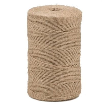 ANMI® Jute Touw 200 m - 2 mm - 230 g - Natuurlijk Jutetouw op Rol - Biologisch Afbreekbaar - Voor Tuinieren en Knutselen