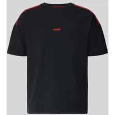 Regular fit t-shirt van katoenmix model 'NOAH'