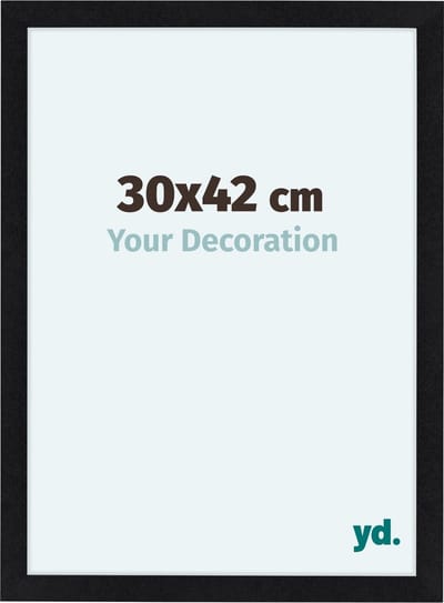 Your Decoration - Fotolijst 30x42 cm - MDF - Zwart Mat - Como