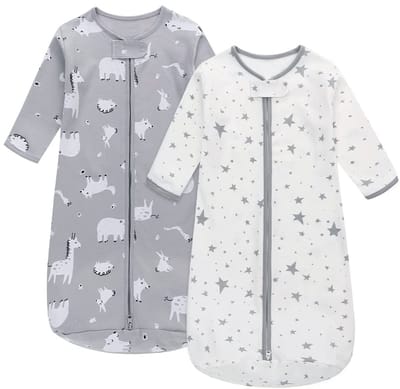 Unyqoos® Comfortabele en ademende katoenen babyslaapzakken set voor peuters