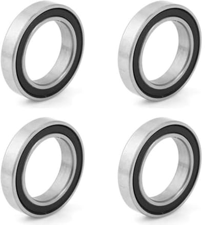 EGoods - 40 stuks Rubber Verzegelde Groefkogellagers 17mm * 26mm * 5mm - Miniatuur lagers voor Hobby Projecten met laag geluidsniveau.