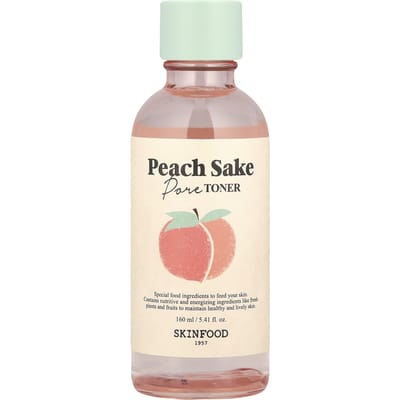 Perzik Sake Poriën Toner, 160ml(5.41 fl oz) white