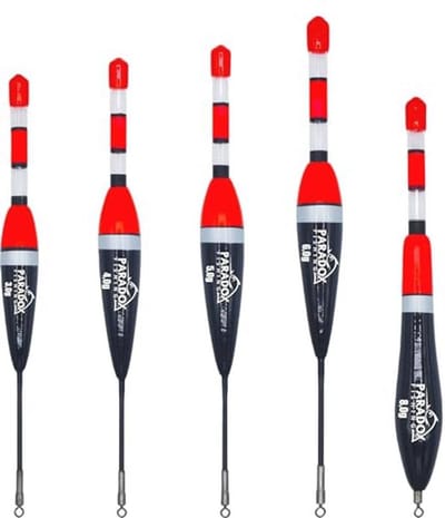 Vissersvloten Set van 5 – 3g/4g/5g/6g/8g, Ideaal voor Nachtvisserij, Hoogwaardige Balsa Houten Vlotten
