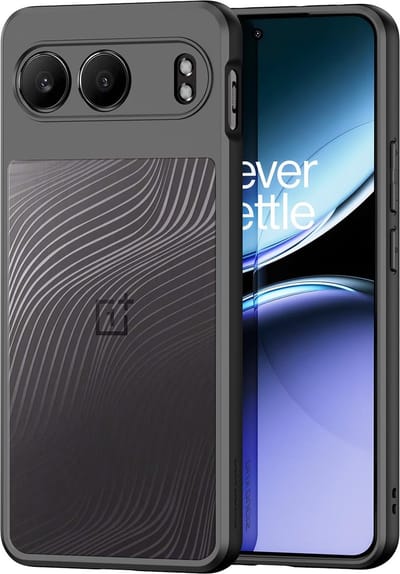 Exobox Geschikt voor Oneplus Nord 4 - Back Cover Hoesje - Zwart