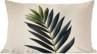 Sierkussens - Kussentjes Woonkamer - 60x40 cm - Palmblad - Donkere bladen - Subtiel