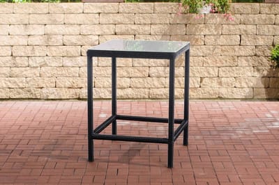 CLP Alia Tuintafel - 5mm Poly rotan zwart