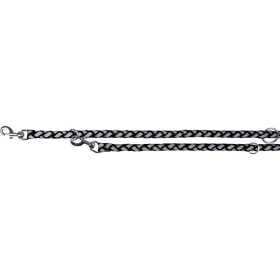 Trixie Cavo Reflect adjustable leash S-M: 2.00 m/ø 12 mm black