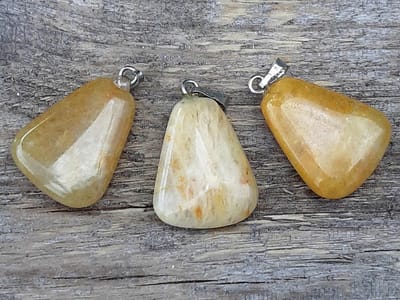 Edelsteen honing Jade hanger