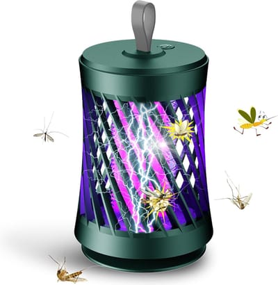 Elektrische Vliegenmepper Insectenverdelger 360 graden - elektronische muggenkiller - USB vliegenval - elektrische muggenverdelger - muggenval elektrisch voor keuken binnen en buiten