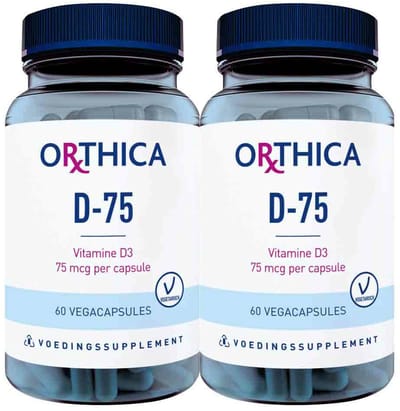 Orthica D-75 - 2 x 60 capsules - Voordeelverpakking