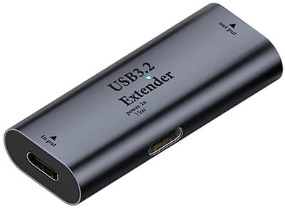 DrPhone UltraReachX - USB 3.2 Type-C Signaalversterker USB-C Extender – 5Gbps High-Speed – Actieve USB Verlenger tot 10m