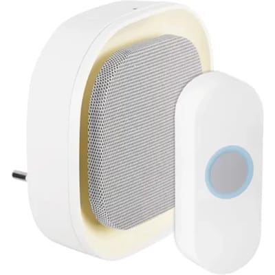 Exin Gong - Nachtlamp - Beldrukker - Plugin - Wit