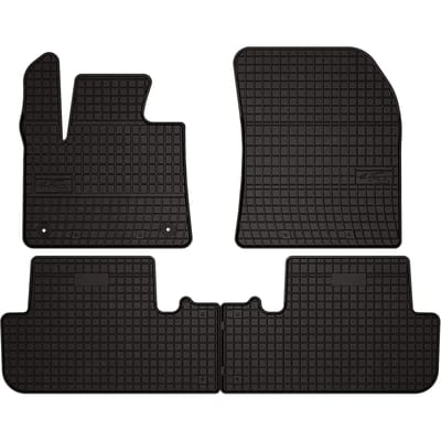 Wielganizator SolidPRO Serie - Rubberen Automatten - DS 7 Crossback - Zwart - Geschikt voor Crossover