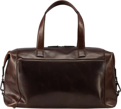 JOST Leren Reistas Lund Travel Bag Brown Donkerbruin