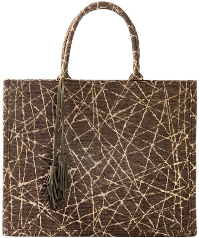 ODETTE | tote-bag | shopper | 43x34x13 cm | Dark olive | groen | Hoii