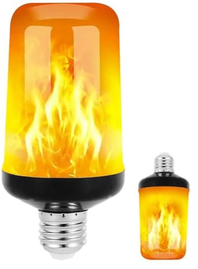 E27 Vlam Gloeilamp - Energie Efficiënte 5W Flame Bulb voor Binnen en Buiten Gebruik (2 Stuks)