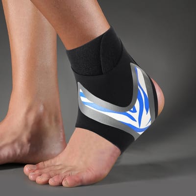 1 Stuk Beschermende Voetbal Enkelzorg Basketbal Enkelbrace Compressie Nylon Band Riem Enkel Hoge Kwaliteit Beschermer S