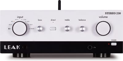 Leak Stereo 230 Versterker 2x115W - Krachtige Hi-Fi Prestaties - Kristalheldere Audio - Flexibele Connectiviteit - Zilver