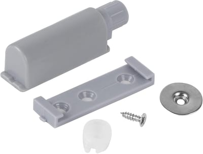 Scharnier Demper Buffer - Kast Lade Systeem - Deuren Zacht Sluiten - Magnetische Tip - 10 Stuks - Zwart