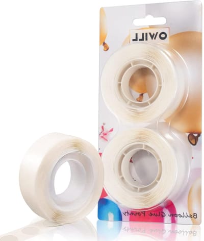 500PCS Verwijderbare Ballon Lijmplaatjes, Sterke Dubbelzijdige Plakstrips voor Feestdecoraties, Knutselen en Scrapbooking voor Bruiloften en Verjaardagen