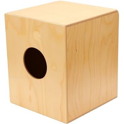 Cajon Professionnel Portable Boîte Tambour 12 Pouces Cordes de Guitare Réglables pour Musiciens Acoustiques Débutants