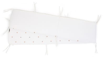 Parkomranding - 35x340 Cm - Jersey + Mousseline - Hearts
