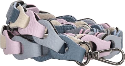 Charm London Anna Schouderband Dames - Tasriem met karabijnhaak - Schouderriem van 100% Leder - Blauw Multi
