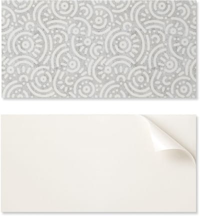 Zelfklevend vinyl woondecoratie-element 100x50 cm abstract lijnpatroon
