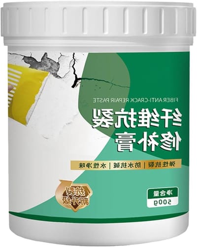 Muur Reparatiepasta - Gipsplaat Reparatiekit - Scheuren Dichten - Scheurvast Waterdicht - 500 g - Wit