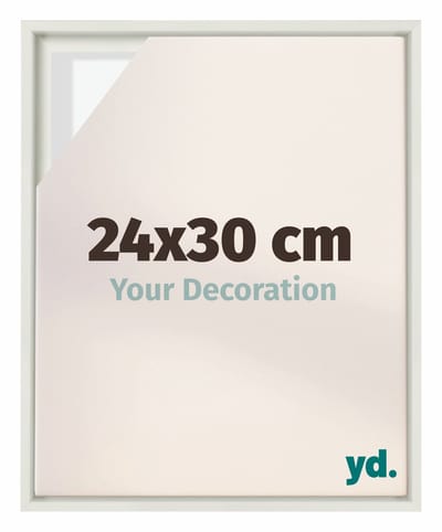 Your Decoration - Baklijst 24x30 cm - Wit Mat - Baklijst voor Canvas - MDF - Lyon