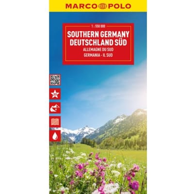 Marco Polo Reisekarte Deutschland Süd 1:550.000 - Marco Polo Verlag