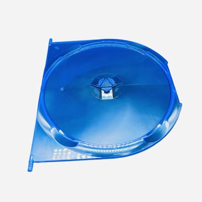Dailygoods - Blu-ray Single Disc Tray - Verander je 1-disc case - 2-disc mogelijkheid - Compact ontwerp - Versterkt materiaal - Geschikt voor 1 disc -...