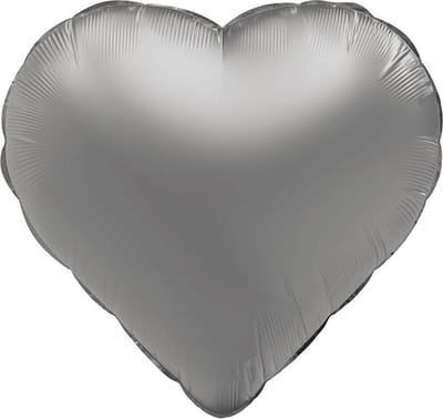 Folat - Folieballon Hart Moonlight Silver - 45 cm
